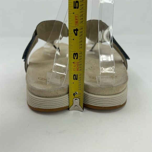 Dansko Cece Navy Blue Leather Slip On Thong Sandal Size 40 (US 9.5-10) Casual - Picture 8 of 12